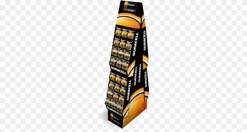 Duracell Brand Display Display, Advertisement, Poster, Food, Ketchup Png