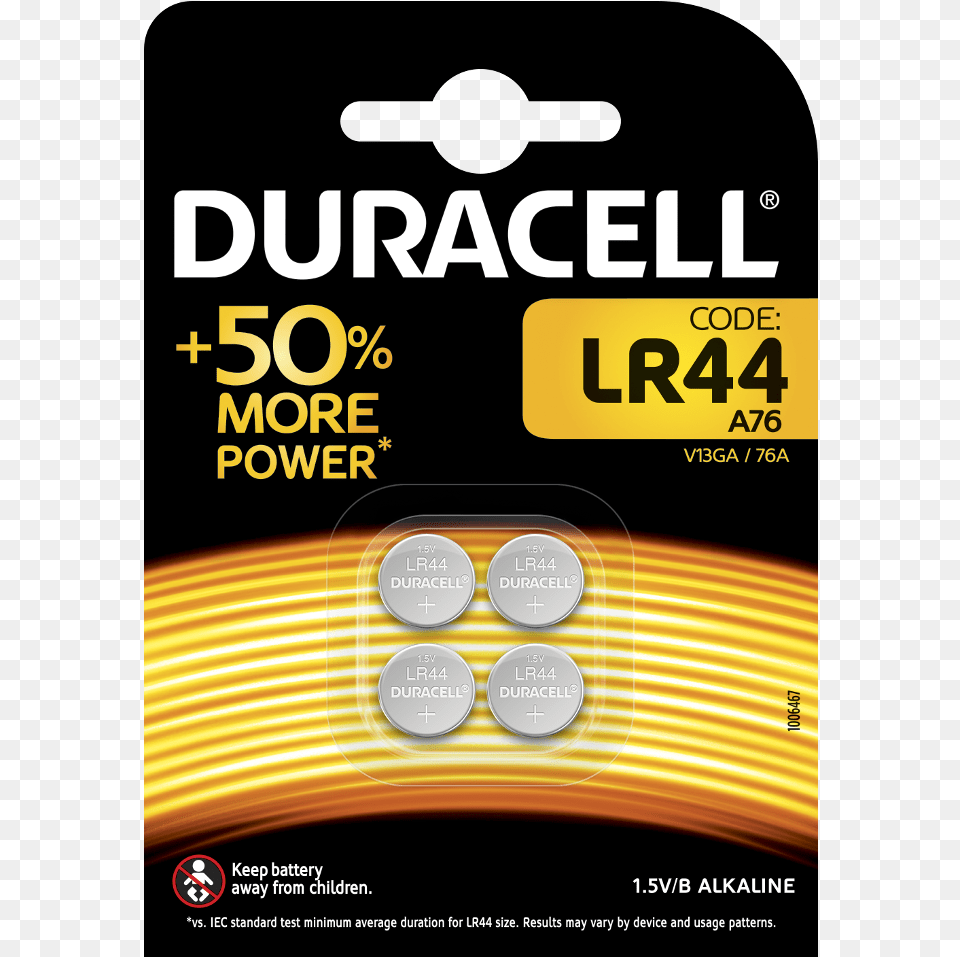 Duracell Specialty Lr44 Alkaline Button Batteries 15v Duracell Lithium, Advertisement, Poster, Disk, Text Png Image