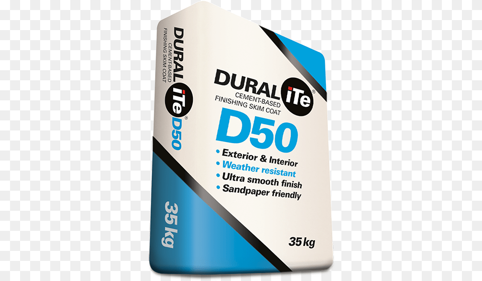 Duralite D50 Cement Based Finishing Skim Coat, Text Free Png