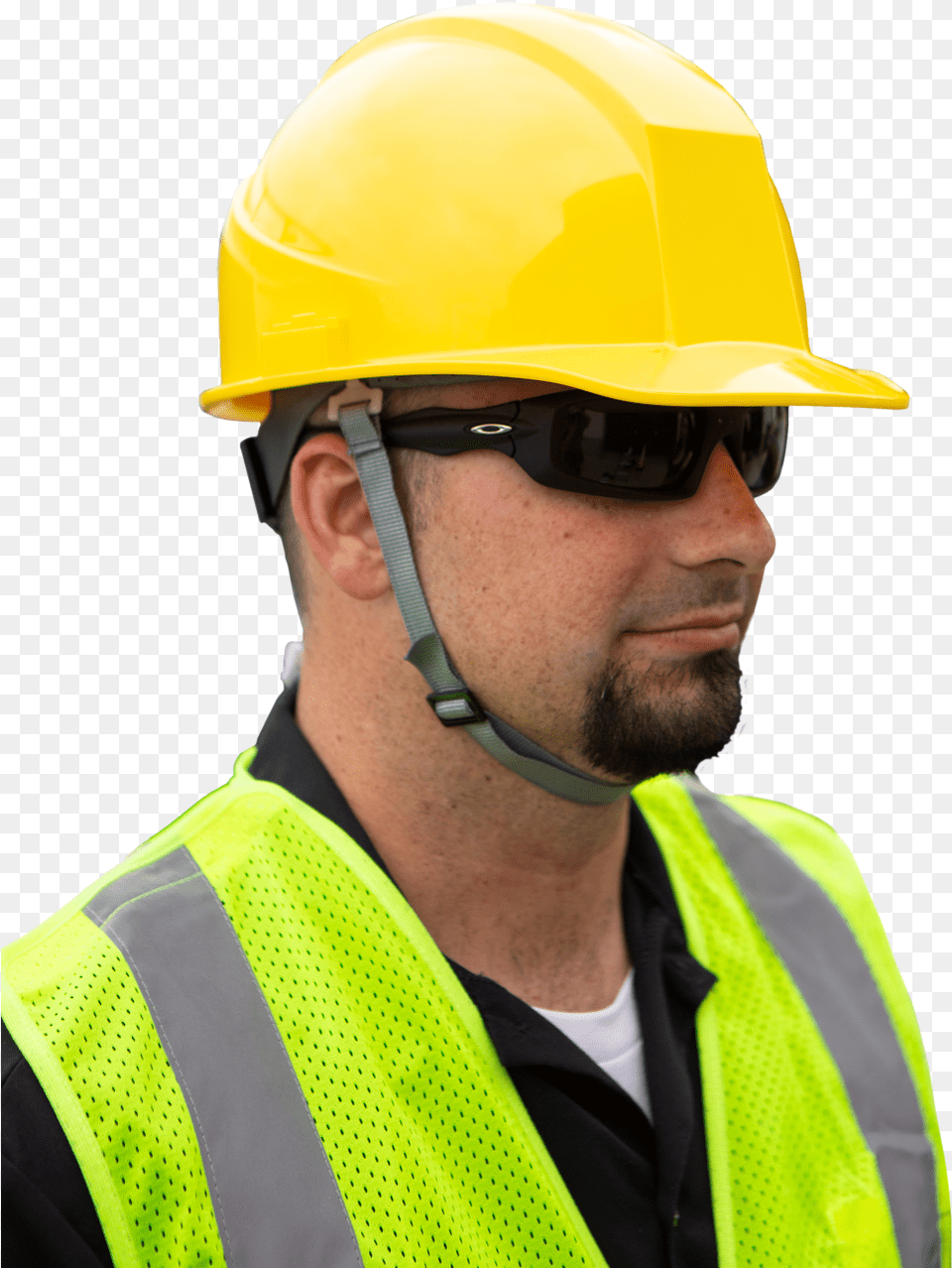 Durashell Hard Hat With 6 Point Suspension And Chin Straps Workwear, Helmet, Clothing, Hardhat, Person Free Png Download