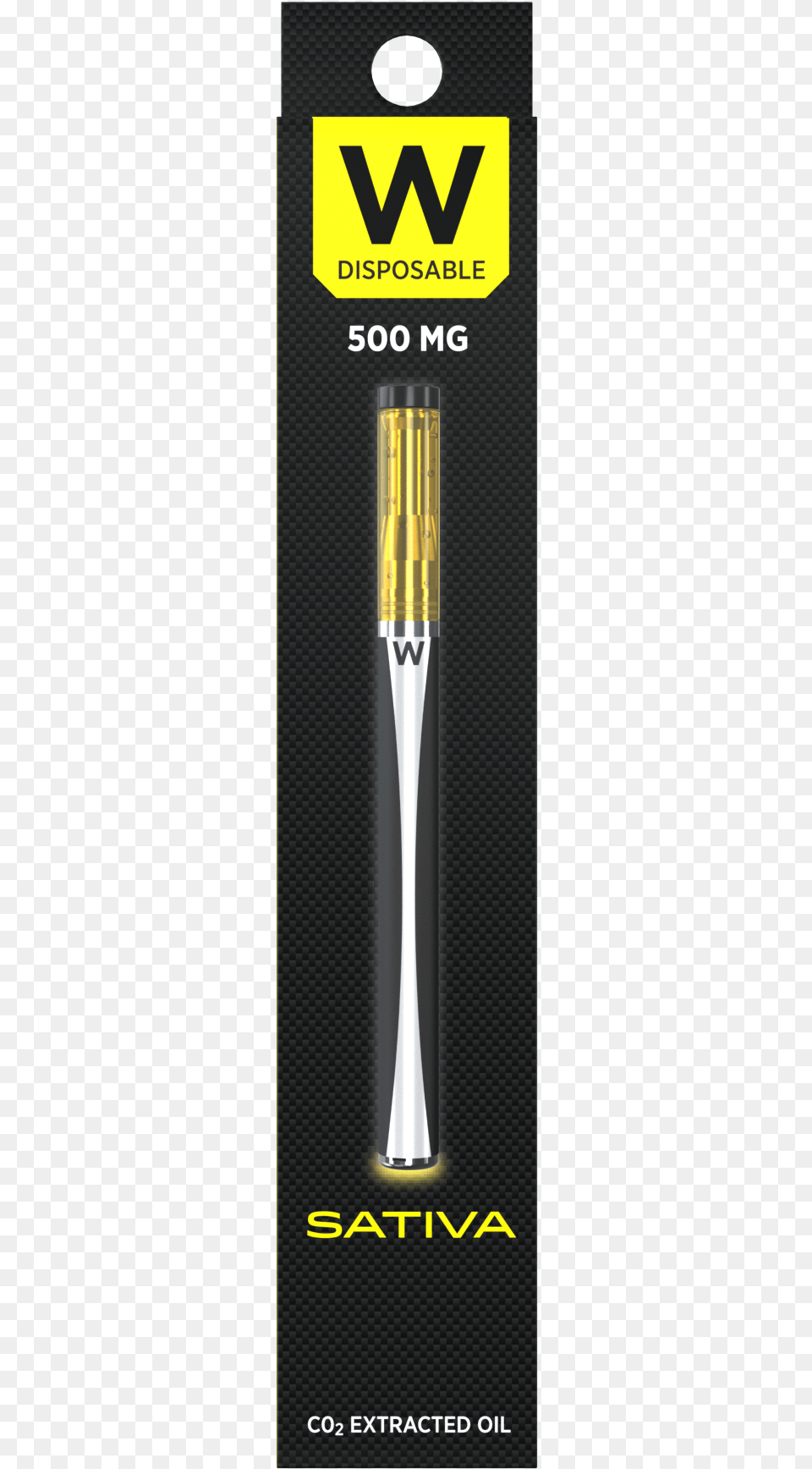 Durban Poison Sativa 500mg Vape Pen By W Vapes Ball Pen, Light Png Image