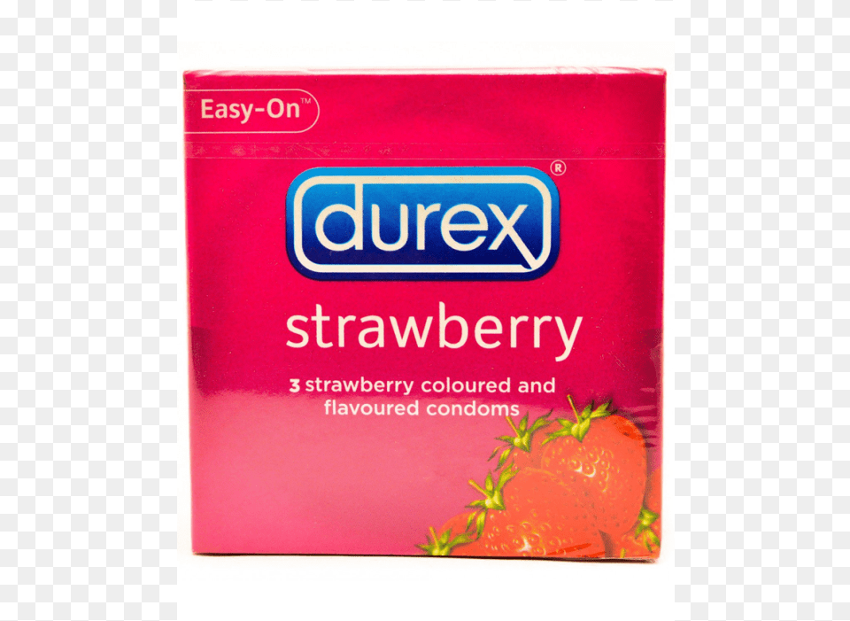 Durex Strawberry Flavoured Condom, Berry, Food, Fruit, Plant Free Transparent Png