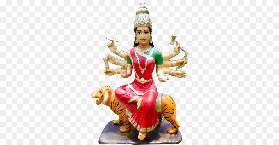 Durga Ambaji 70 Cm Ambaji, Figurine, Adult, Female, Person Free Png Download