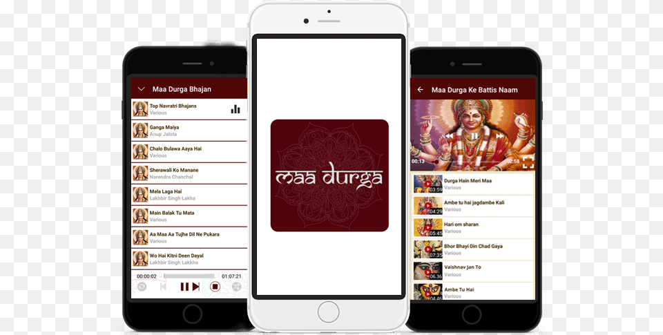 Durga Chalisa Bhajans And Aarti Bhajan, Mobile Phone, Electronics, Phone, Wedding Free Png