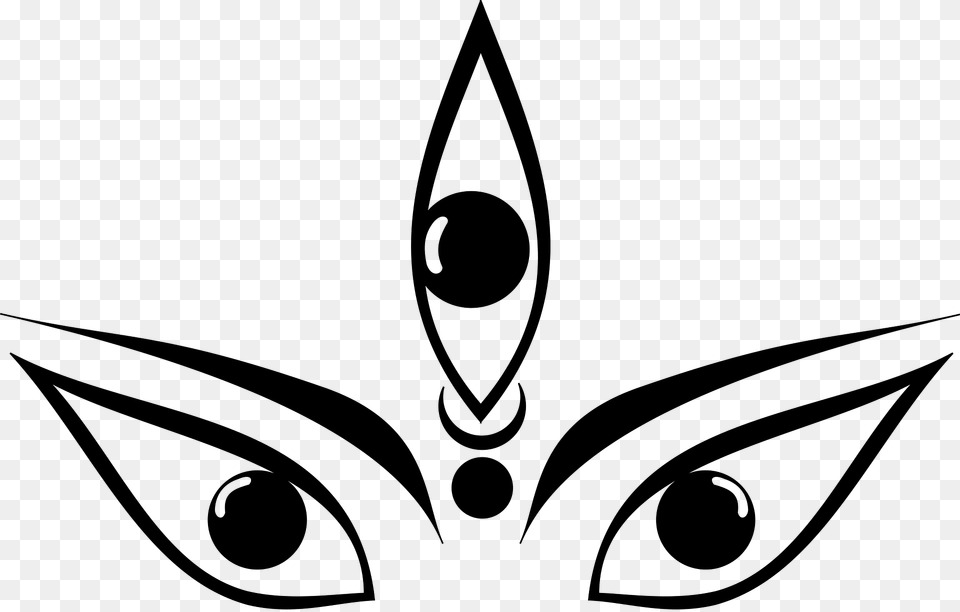 Durga Eyes Clipart, Green, Symbol, Art, Graphics Png