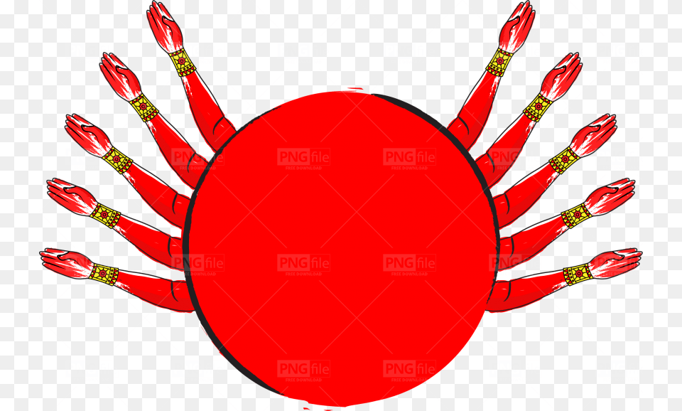 Durga Puja Clipart, Food, Seafood, Animal, Sea Life Free Png Download