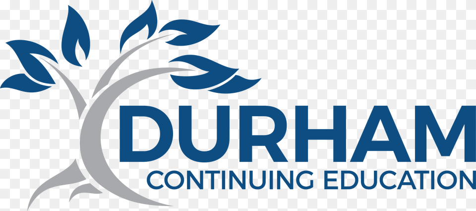 Durham Continuing Education Logo Cmyk Graphic Design, Art, Graphics, Floral Design, Pattern Png