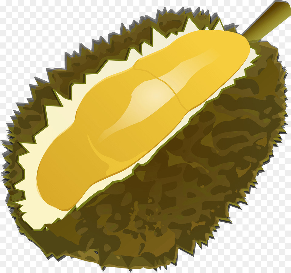 Durian Cut Open Clipart, Food, Fruit, Plant, Produce Free Png