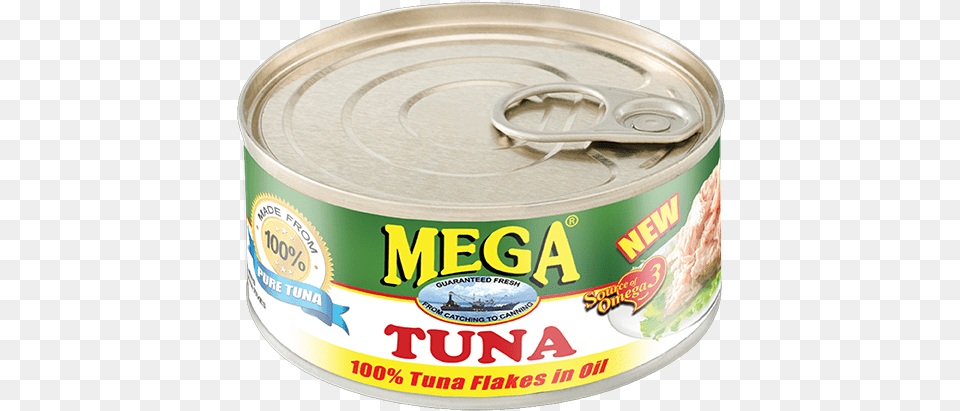 During The Event Mega Tuna Also Introduced Their Latest Mega Tuna, Aluminium, Can, Canned Goods, Food Free Transparent Png