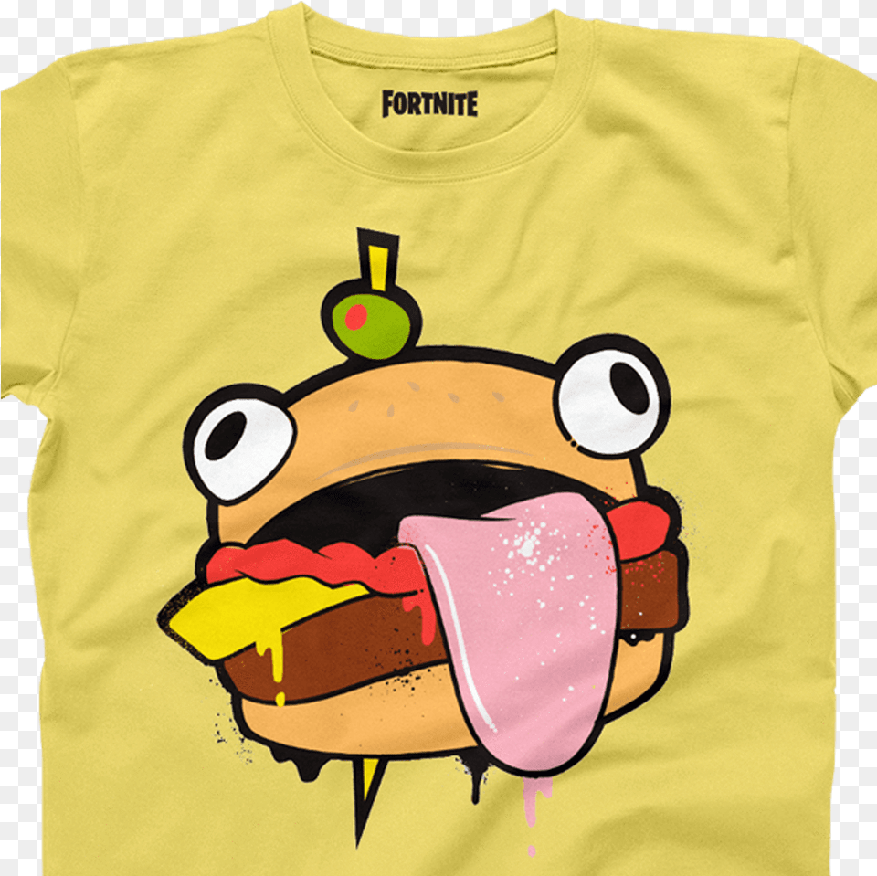 Durrr Burger Yellow Oversized Tee T, Clothing, T-shirt, Food, Hot Dog Free Transparent Png