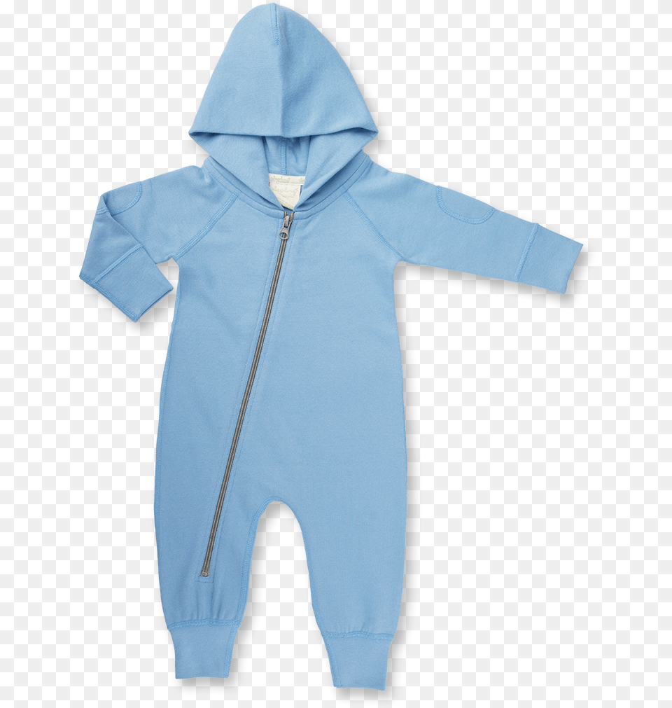 Dusk Blue Winter Zipsuit Hoodie, Clothing, Hood, Knitwear, Sweater Png Image