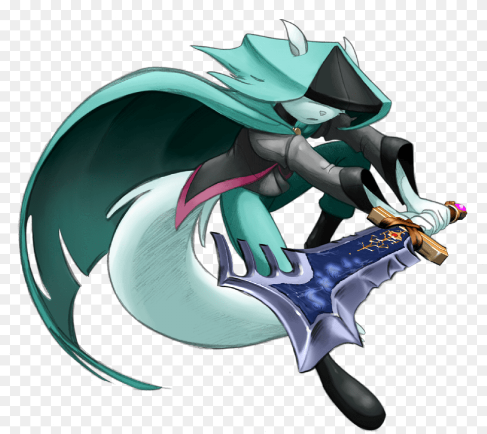 Dust An Elysian Tail Dust, Sword, Weapon, Adult, Female Png Image