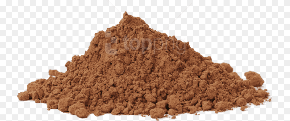 Dust Dirt Pile Of Dirt Background, Powder, Soil, Cocoa, Dessert Png Image