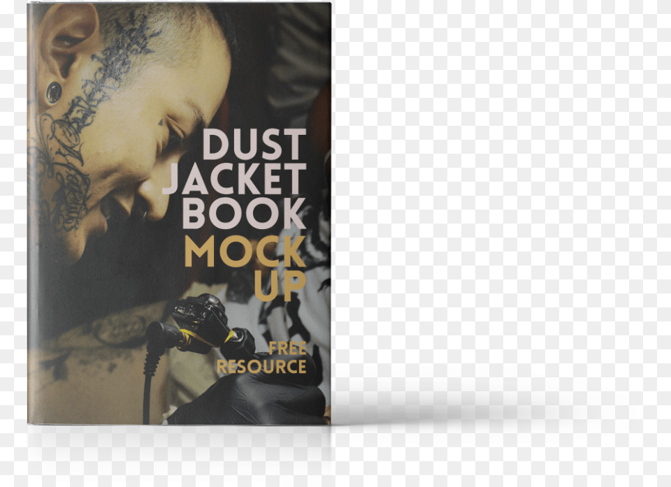 Dust Jacket Book Mockup Vol5 Album Cover, Tattoo, Skin, Person, Publication Png