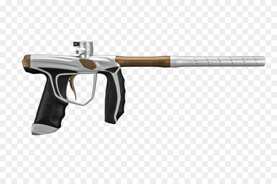 Dust Silver Amp Dark Gold Paintball Marker, Firearm, Gun, Rifle, Weapon Free Png Download