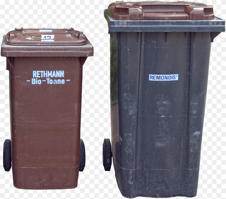 Dustbin Garbage Can Waste Container Ton Of Plastic Skraldespand, Tin, Trash Can, Machine, Wheel Free Transparent Png