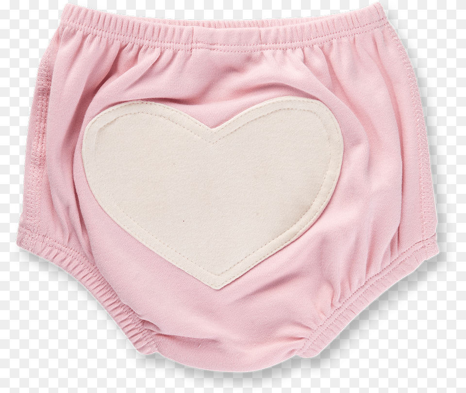 Dusty Pink Heart Bloomers Briefs, Clothing, Diaper, Underwear, Lingerie Free Png