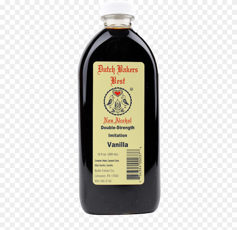 Dutch Bakers Best Double Strength Imitaion Vanilla Pennsylvania Dutch Hex Signs, Food, Seasoning, Syrup, Bottle Free Png Download