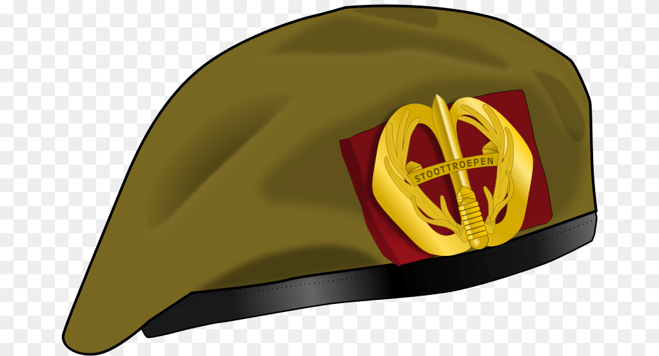 Dutch Military Beret Army Beret Clip Art, Cap, Clothing, Hat, Hardhat Free Png