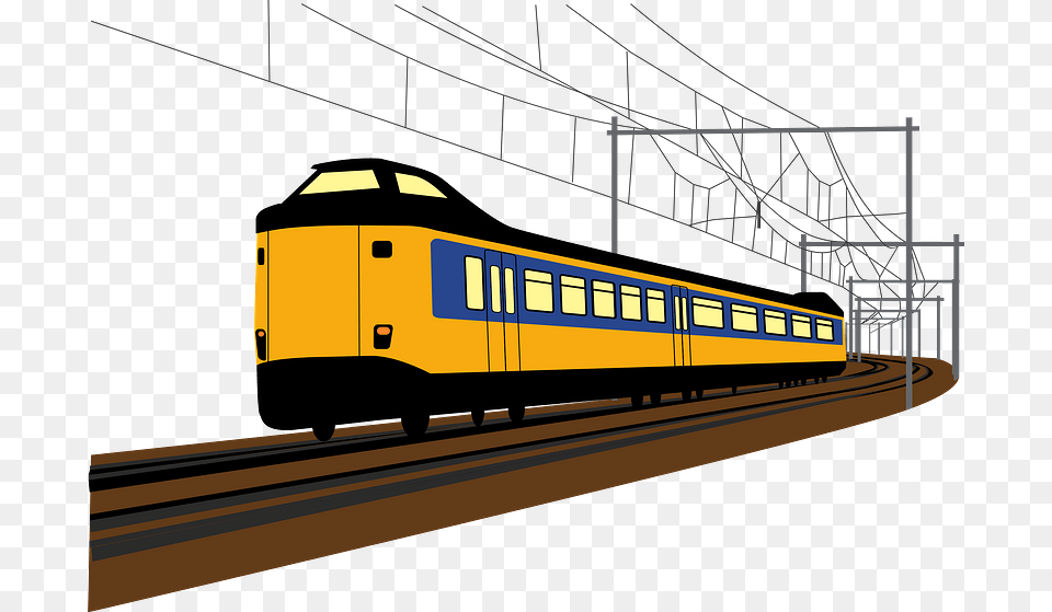 Dutch Train Clipart Electric Train Clip Art, Railway, Transportation, Vehicle, Machine Free Transparent Png