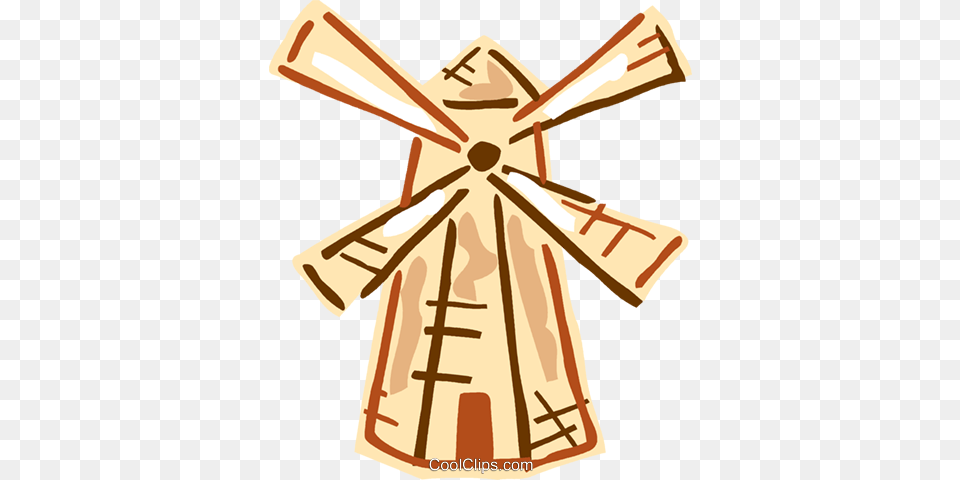 Dutch Windmill Royalty Vector Clip Art Illustration, Clothing, Coat, Outdoors, Cross Free Png