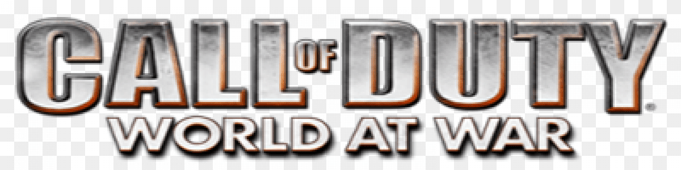 Duty World At War Call Of Duty World At War Text, License Plate, Transportation, Vehicle Free Transparent Png