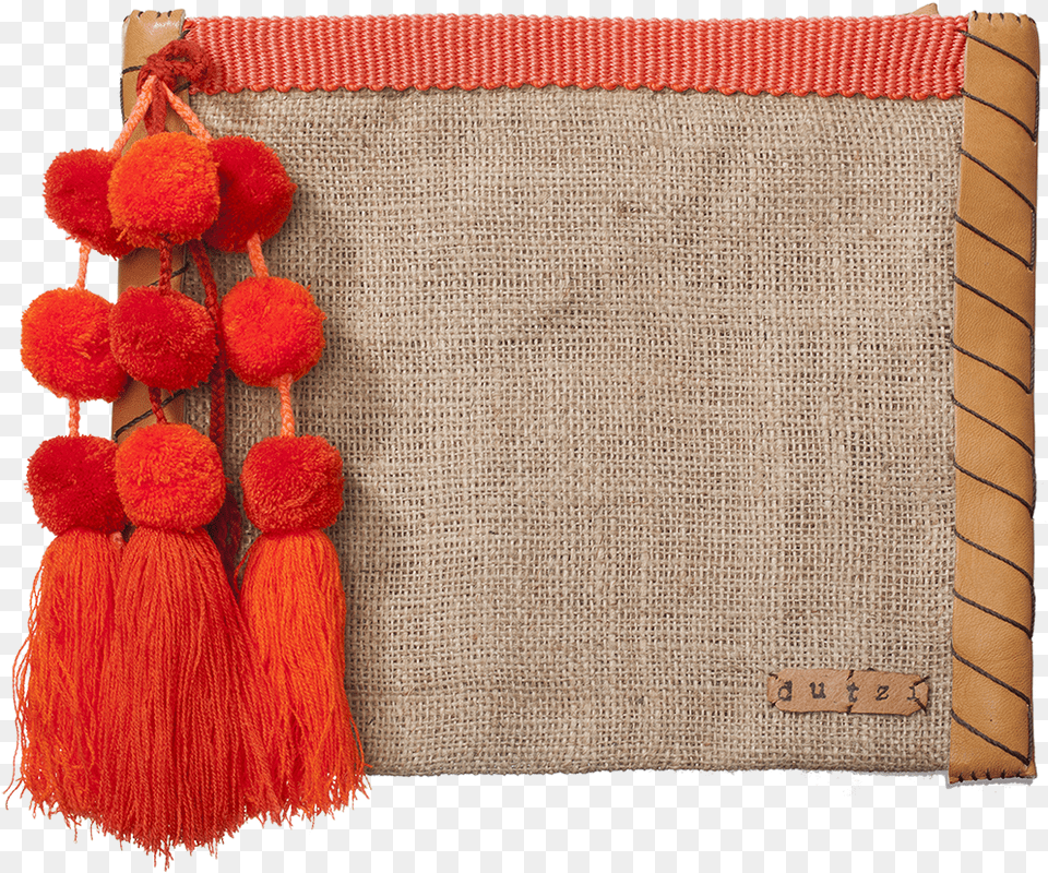 Dutzi Orange Pom Craft, Home Decor, Linen, Rug, Cushion Png