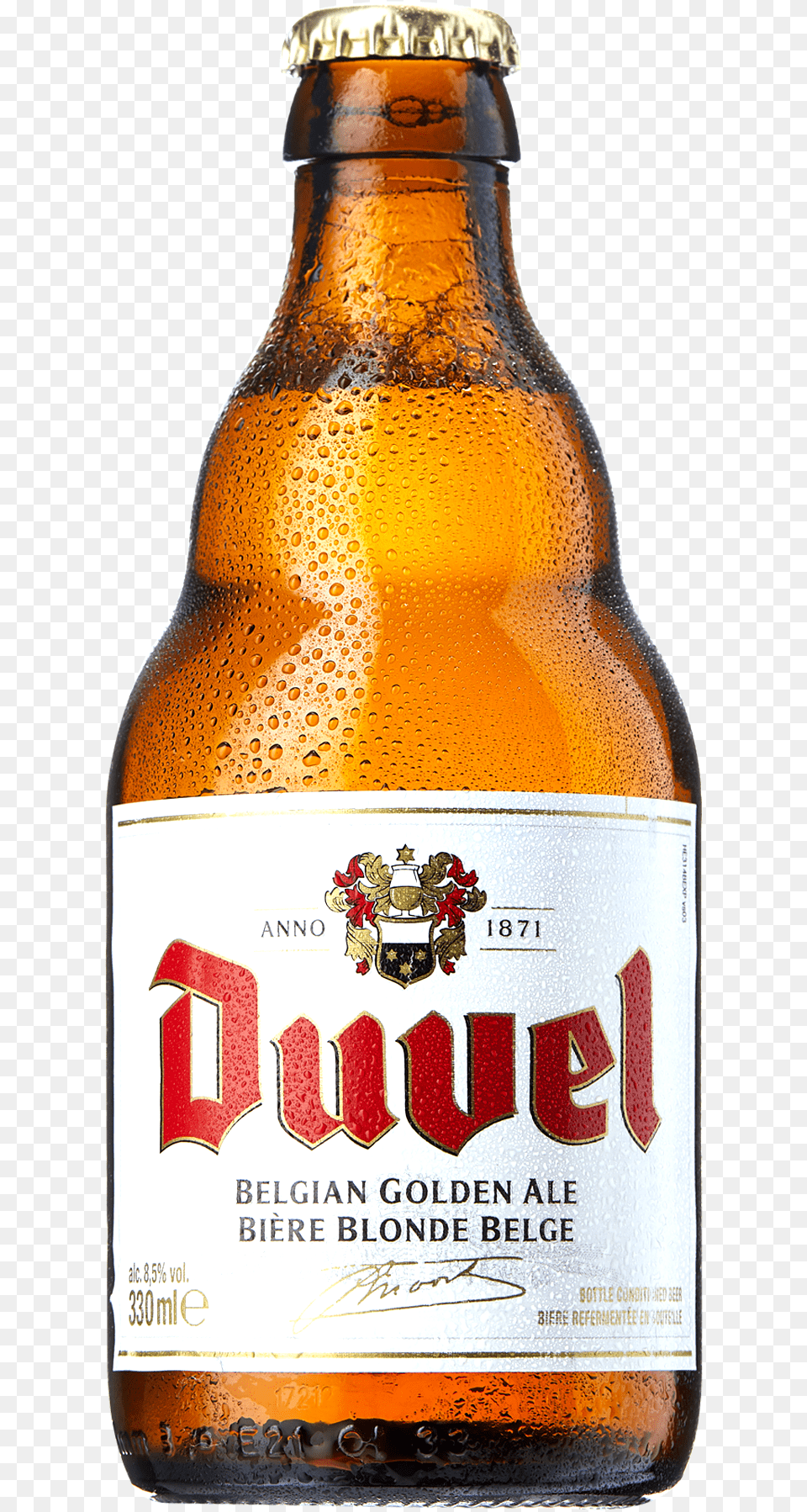 Duvel Beer, Alcohol, Beer Bottle, Beverage, Bottle Png