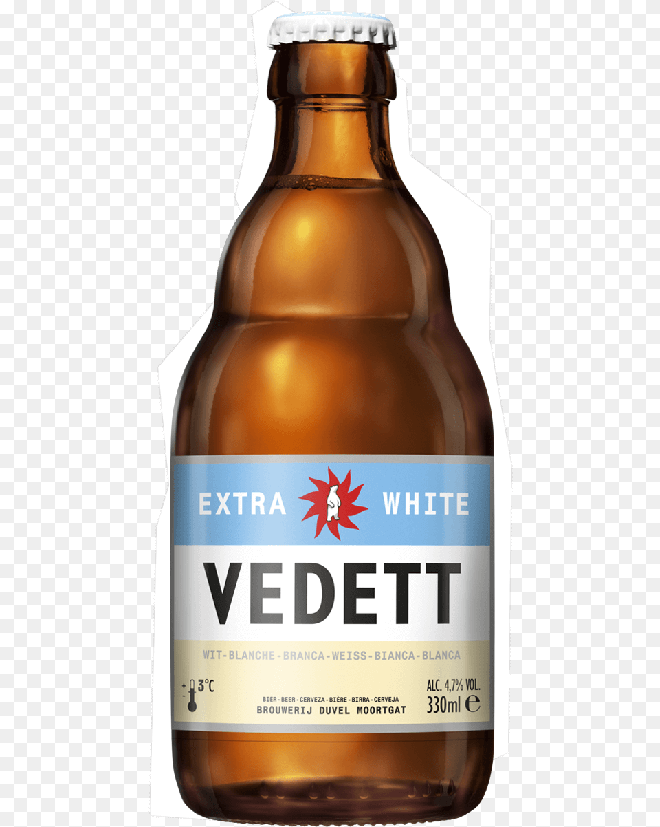 Duvel Moortgat Vedett Extra Ordinary Ipa, Alcohol, Beer, Beer Bottle, Beverage Png Image