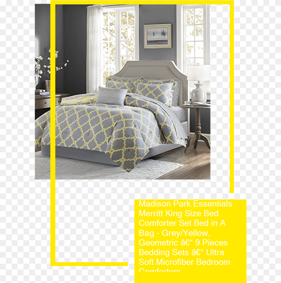 Duvet Cover Navy Blue Geometric, Furniture, Bed, Indoors, Interior Design Free Transparent Png