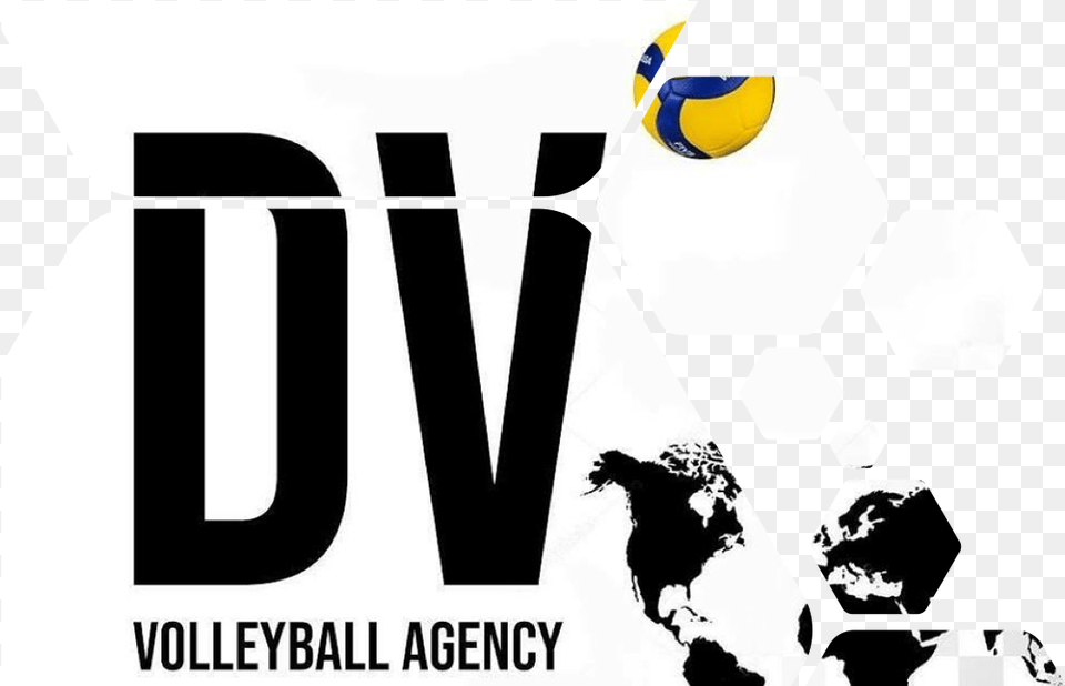 Dv Agency World Map, Logo, Ball, Volleyball (ball), Volleyball Png