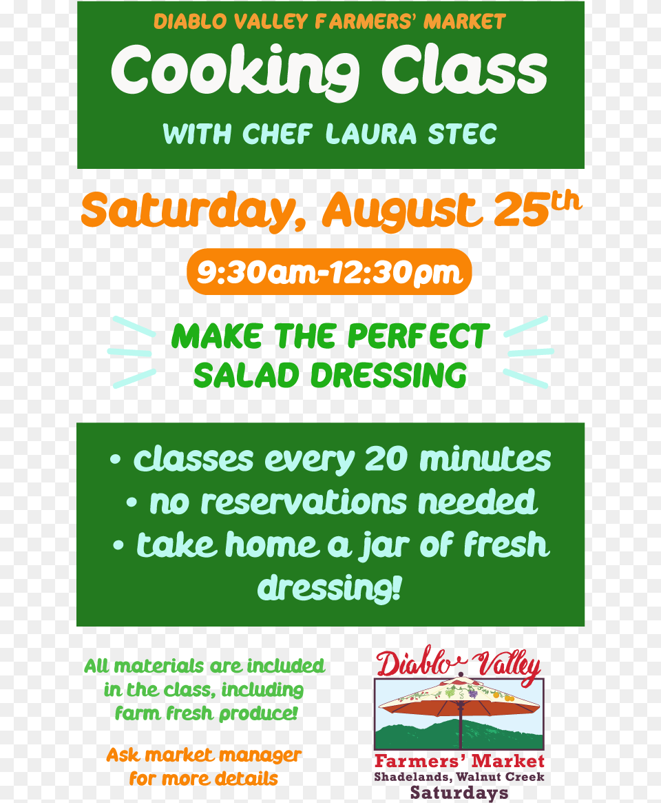 Dv Cooking Class Flyer 2018 2 Flyer, Advertisement, Poster Png Image