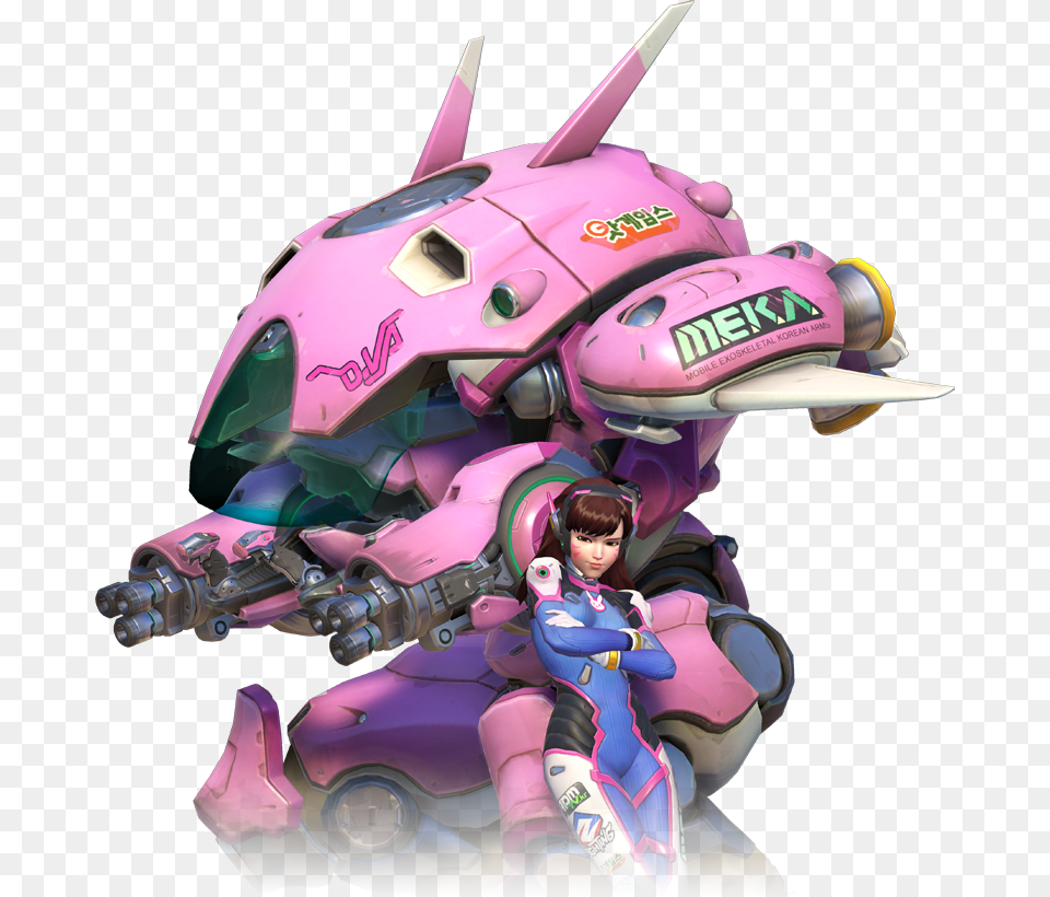 Dva D Va Overwatch, Baby, Person, Robot, Face Png Image