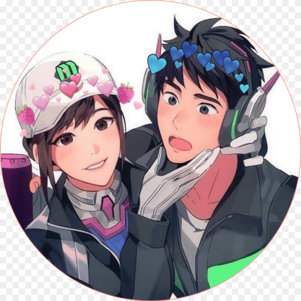 Dva Icon Overwatch Cute Dae Hyun And D Va, Book, Comics, Publication, Face Png