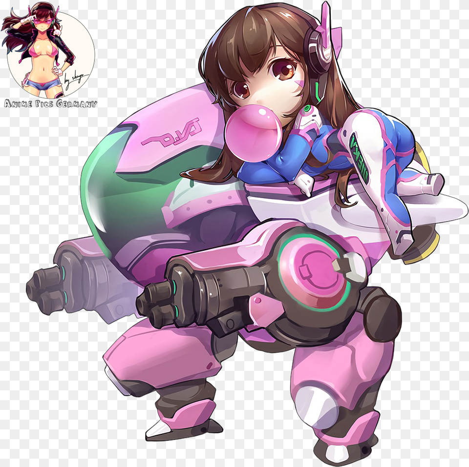 Dva Overwatch, Book, Comics, Publication, Baby Free Png Download