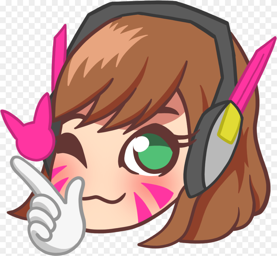 Dva Style Emote On Behance Freeuse Stock Transparent Emotes, Book, Comics, Publication, Electronics Free Png