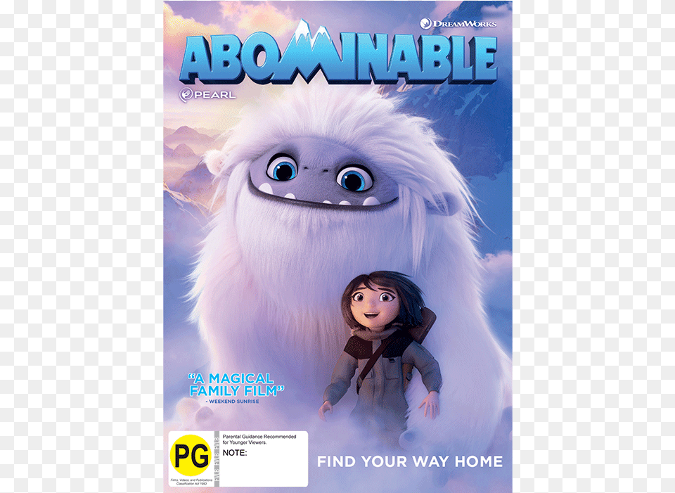 Dvd Abominable Abominable Dvd Cover, Book, Comics, Publication, Baby Png Image