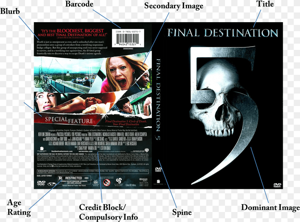 Dvd Cover Annotation Final Destination 5 Poster, Advertisement, Adult, Wedding, Person Png