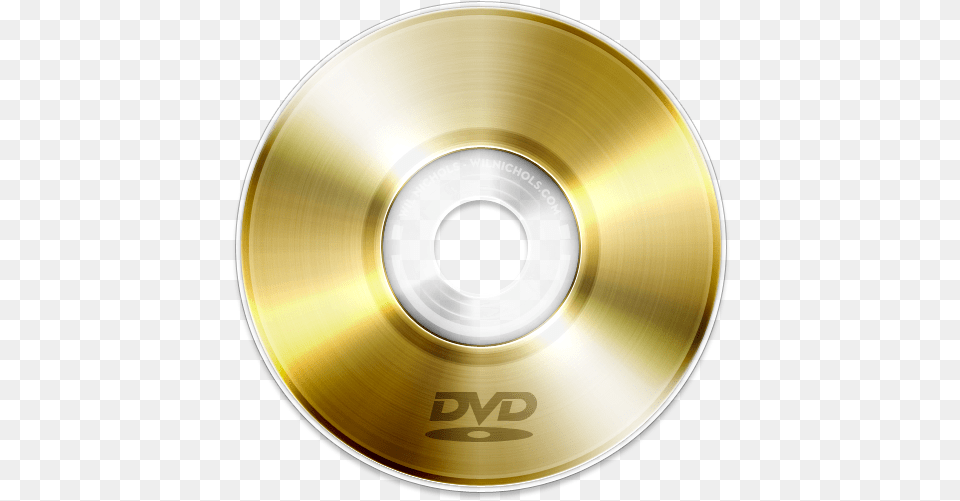 Dvd Gold Icon Disc Dvd Gold, Disk Free Png Download