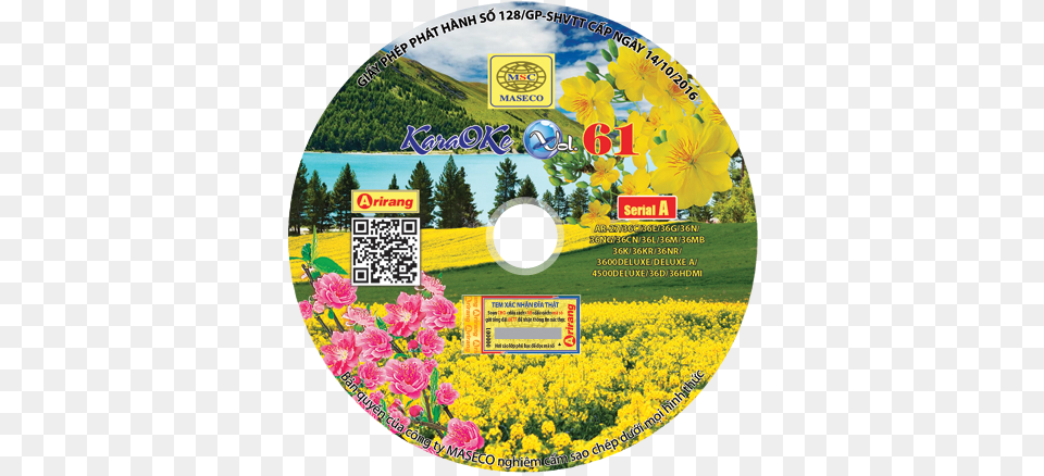 Dvd Karaoke Arirang Vol 61 Dvd Iso Arirang Vol 64 Iso, Disk, Qr Code, Hockey, Ice Hockey Png