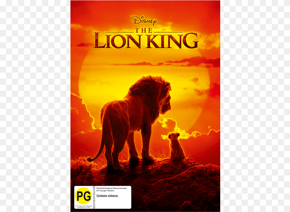 Dvd Lion King Lion King 2019 Dvd, Animal, Mammal, Wildlife, Book Free Png Download