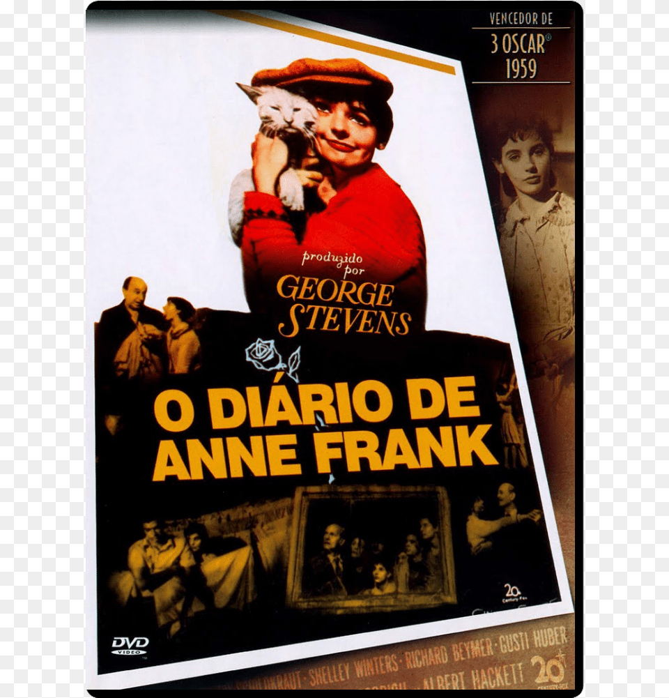 Dvd O Dirio De Anne Frank Diary Of Anne Frank 1959 2005, Advertisement, Publication, Book, Poster Free Png