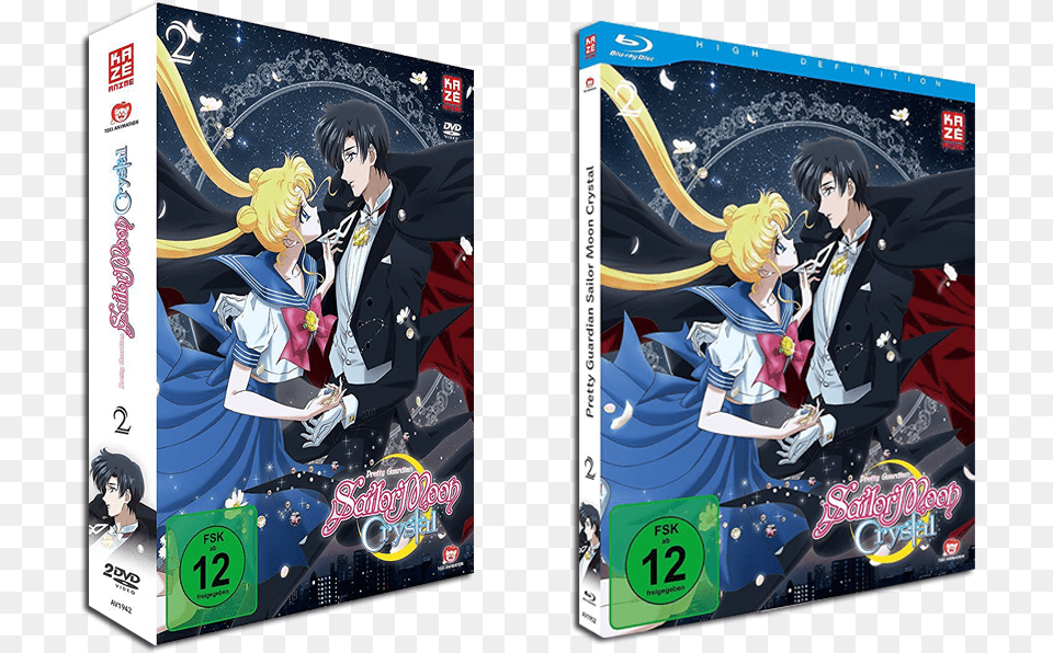 Dvd Rechts Sailor Moon Crystal Vol, Book, Comics, Publication, Adult Png Image