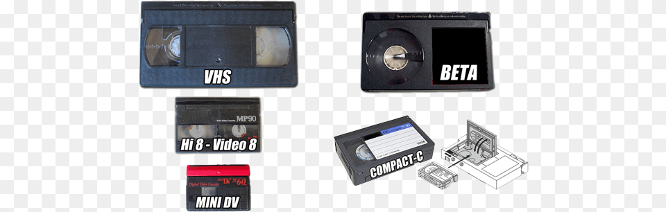 Dvdit Video Cassette Formats Free Png Download