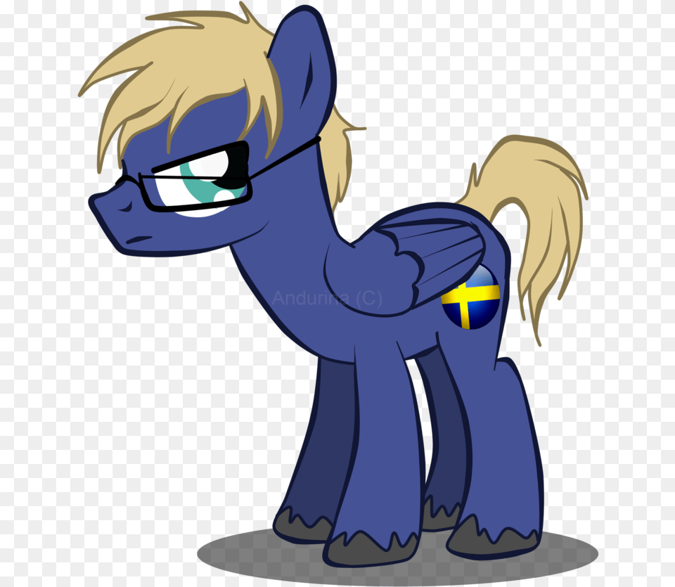 Dvixie Flag Glasses Hetalia Nation Ponies Ponified My Little Pony Sweden, Book, Comics, Publication, Baby Free Png
