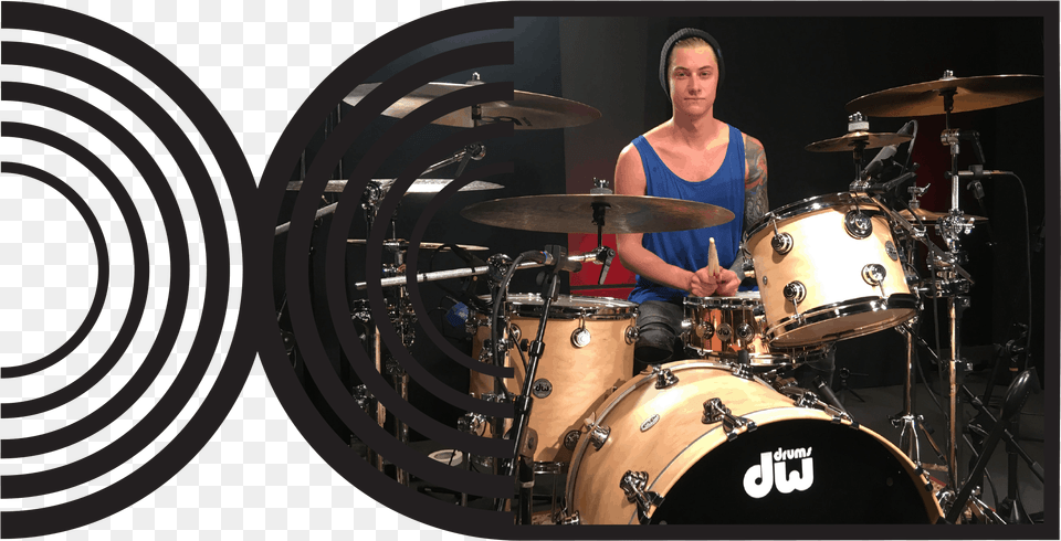 Dw Drums Dw Bass Drum, Person, Drummer, Performer, Leisure Activities Png