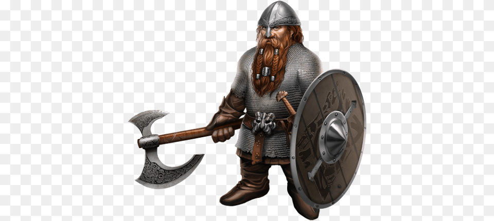 Dwarf Axe And Shield, Adult, Female, Person, Woman Free Png