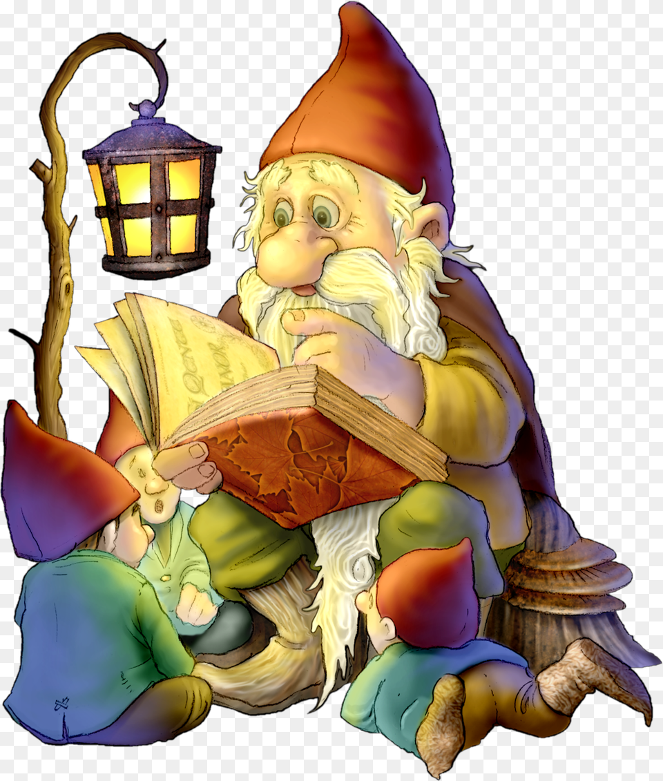 Dwarf Fairy Tale Gnomes, Lamp, Baby, Person, Lantern Free Png Download