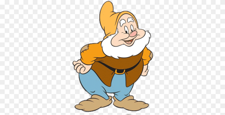 Dwarf Snow White Happy Dwarf, Baby, Person, Cartoon, Face Png