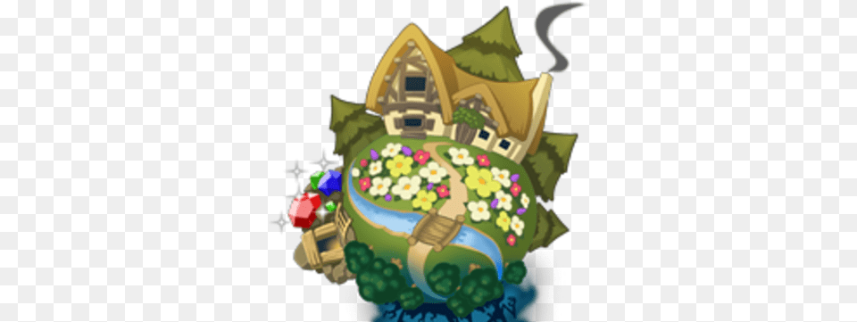 Dwarf Woodlands Kingdom Hearts Wiki Fandom Snow White Logos, Art, Birthday Cake, Cake, Cream Free Png Download